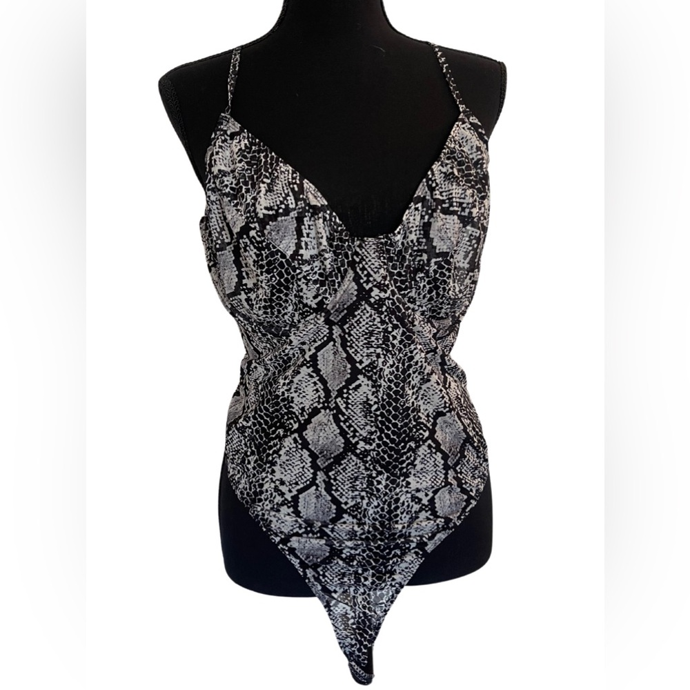 NWT Snake Print Bodysuit